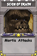 Wizard101 School 16 spell card: Scion of Death, Spell ID 6305