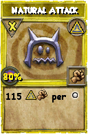 Wizard101 Myth spell card: Natural Attack, Spell ID 6312