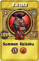 Wizard101 Myth spell card: Kaizoku, Spell ID 6318