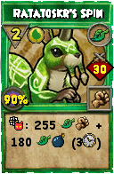 Wizard101 Life spell card: Ratatoskr's Spin, Spell ID 6328