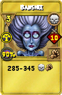 Wizard101 Death spell card: Banshee, Spell ID 6371