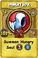 Wizard101 Myth spell card: Hungry Soul, Spell ID 6387