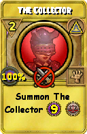 Wizard101 Myth spell card: The Collector, Spell ID 6444