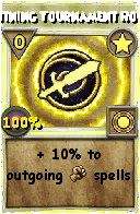 Wizard101 Star spell card: Lightning Tournament Round 1, Spell ID 6465