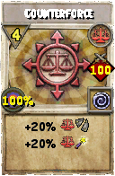 Wizard101 Balance spell card: Counterforce, Spell ID 6510