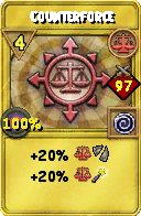 Wizard101 Balance spell card: Counterforce, Spell ID 6511
