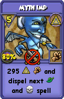 Wizard101 Myth spell card: Myth Imp, Spell ID 6518
