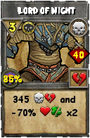 Wizard101 Death spell card: Lord of Night, Spell ID 6568