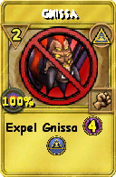 Wizard101 Myth spell card: Gnissa, Spell ID 6582