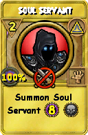 Wizard101 Myth spell card: Soul Servant, Spell ID 6630