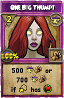 Wizard101 Storm spell card: One Big Thump!, Spell ID 6673