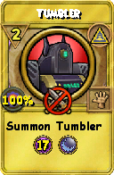 Wizard101 Myth spell card: Tumbler, Spell ID 6727
