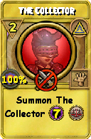 Wizard101 Myth spell card: The Collector, Spell ID 6728