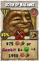 Wizard101 Balance spell card: Scion of Balance, Spell ID 6738