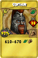 Wizard101 Life spell card: Centaur, Spell ID 6785