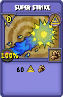 Wizard101 Myth spell card: Super Strike, Spell ID 6820