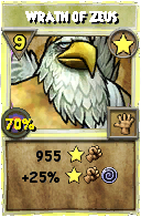 Wizard101 Star spell card: Wrath of Zeus, Spell ID 6830