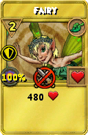 Wizard101 Life spell card: Fairy, Spell ID 6841