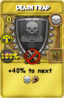 Wizard101 Death spell card: Death Trap, Spell ID 6848