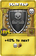 Wizard101 Death spell card: Death Trap, Spell ID 6858