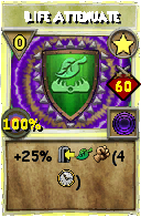Wizard101 Star spell card: Life Attenuate, Spell ID 6929