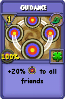 Wizard101 Life spell card: Guidance, Spell ID 6956
