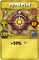 Wizard101 Balance spell card: Power Play, Spell ID 6958