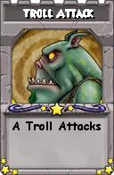 Wizard101 School 16 spell card: Troll Attack, Spell ID 6971