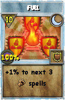 Wizard101 Moon spell card: Fuel, Spell ID 6987