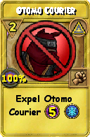 Wizard101 Myth spell card: Otomo Courier, Spell ID 6993