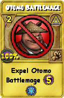 Wizard101 Myth spell card: Otomo Battlemage, Spell ID 6994