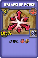 Wizard101 Balance spell card: Balance of Power, Spell ID 6030