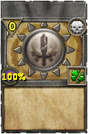 Wizard101 Death spell card: Blossom Treant - Token_Weakness, Spell ID 6960