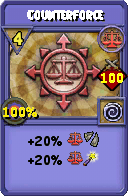 Wizard101 Balance spell card: Counterforce, Spell ID 6513