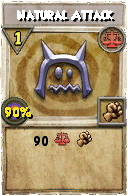Wizard101 Balance spell card: Natural Attack, Spell ID 6265