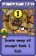 Wizard101 Fishing spell card: Winnow Rank 1 Fish, Spell ID 6012