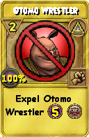 Wizard101 Myth spell card: Otomo Wrestler, Spell ID 7005