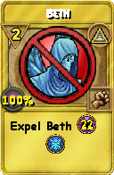 Wizard101 Myth spell card: Beth, Spell ID 7014