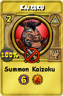 Wizard101 Myth spell card: Kaizoku, Spell ID 7056