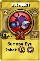Wizard101 Myth spell card: Eye Robot, Spell ID 7103