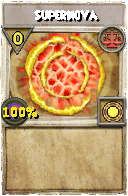 Wizard101 Balance spell card: Supernova, Spell ID 7181