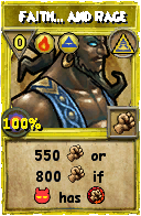Wizard101 Myth spell card: Faith... and Rage, Spell ID 7199