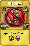 Wizard101 Myth spell card: Eke Chuah, Spell ID 7354