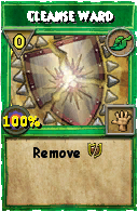 Wizard101 Life spell card: Cleanse Ward, Spell ID 7421