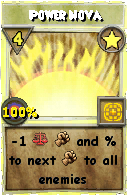 Wizard101 Star spell card: Power Nova, Spell ID 7442