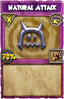 Wizard101 Storm spell card: Natural Attack, Spell ID 7499