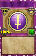 Wizard101 Storm spell card: Blossom Treant - Token_Blade, Spell ID 7509