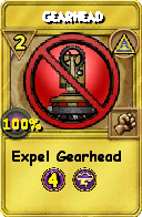 Wizard101 Myth spell card: Gearhead, Spell ID 7541