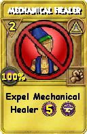 Wizard101 Myth spell card: Mechanical Healer, Spell ID 7542