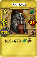 Wizard101 Life spell card: Centaur, Spell ID 7574